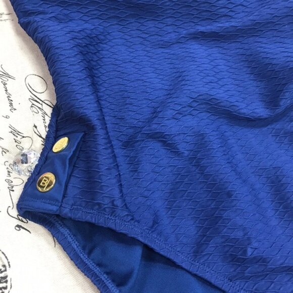 NWOT BLEU ROD BEATTIE Floating Underwire Swimsuit - Picture 5 of 8